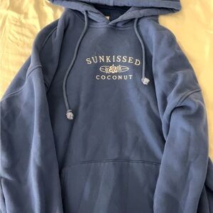 Blue Sun-kissed Coconut Hoodie